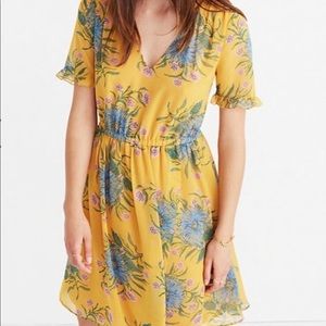 Madewell Sweet Grass Yellow Dress